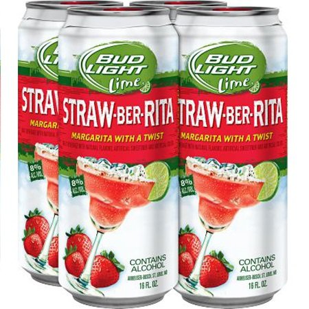 Bud Light Lime Straw Ber Rita Cans