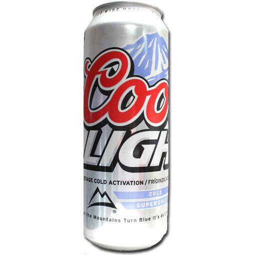 Coors Light Cans 24oz 12 Pack