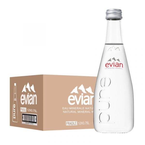 Evian, Bottles 750 ml 24 pack