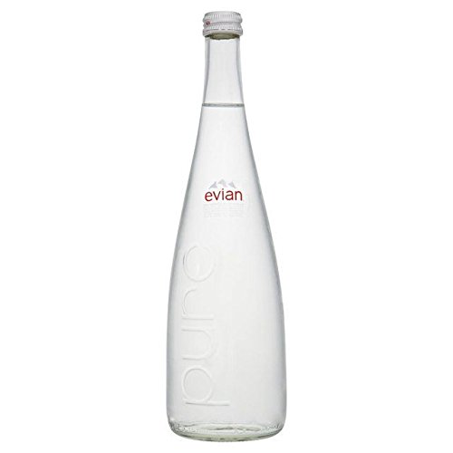 Evian, Glass Bottles, 750 ml