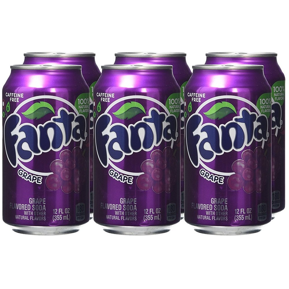 Fanta Grape, Cans, 12 fl oz, 6 ct