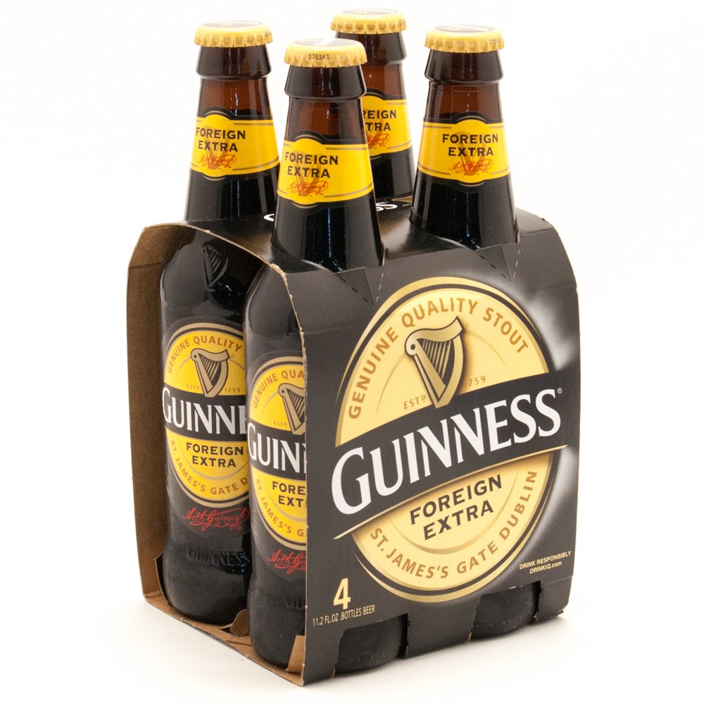 Guinness Foreign Extra Stout, Bottles, 12oz BeerCastleNY