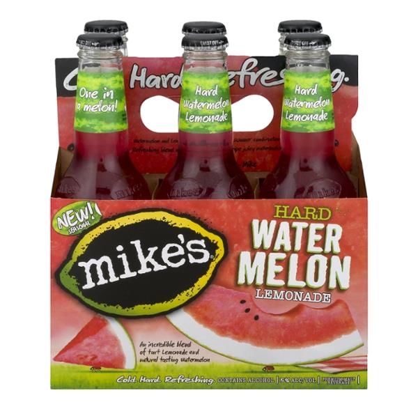 Mike's Hard Watermelon, Bottles, 12oz 6 pack | BeerCastleNY