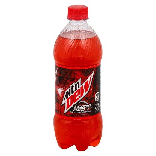 diet mountain dew code red arbys