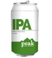Peak Organic IPA 12oz cans