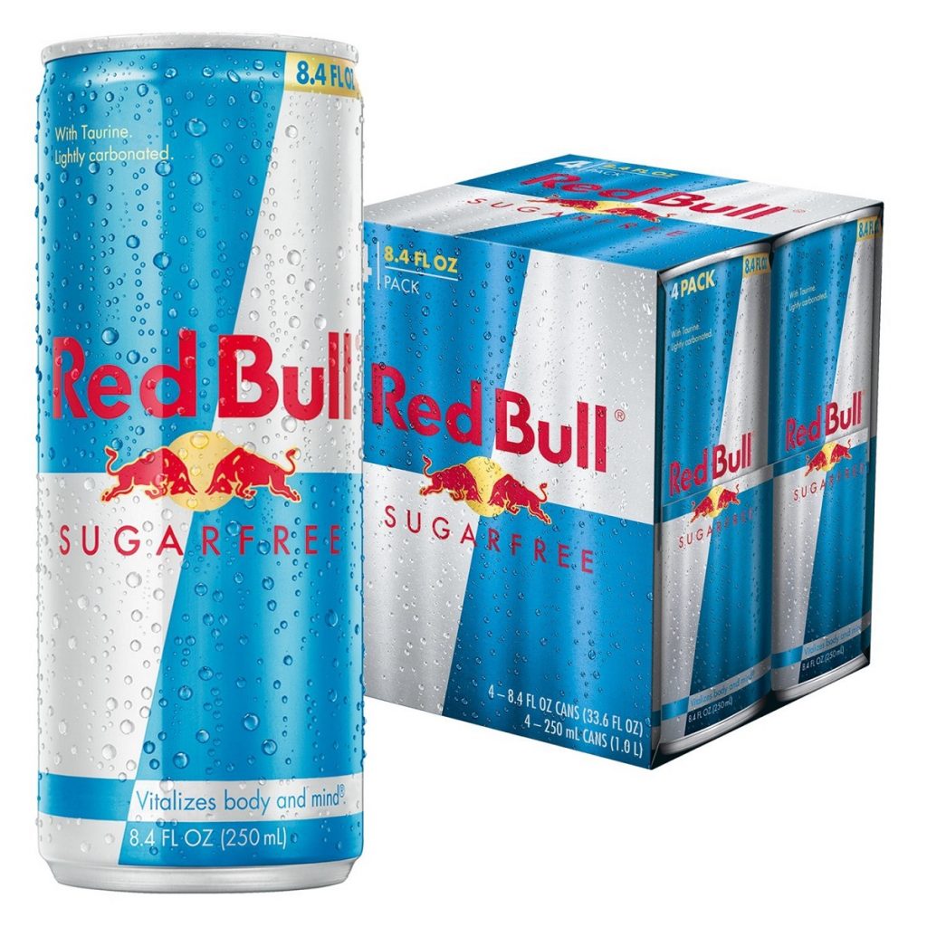 Red Bull, Sugar-Free, Cans, 8 fl oz, 4 ct | BeerCastleNY