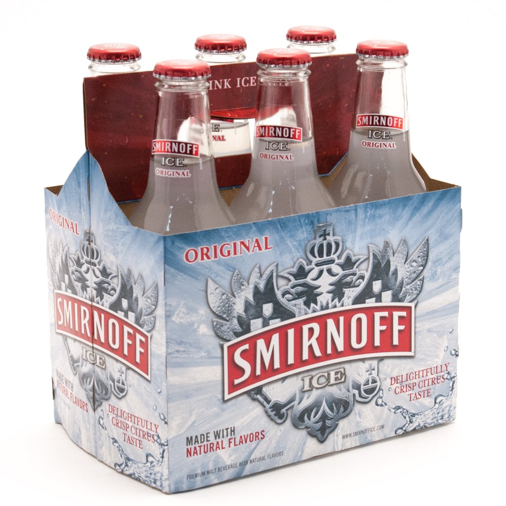 Smirnoff Ice 12oz bottle 6pk - Campus Fine Wines