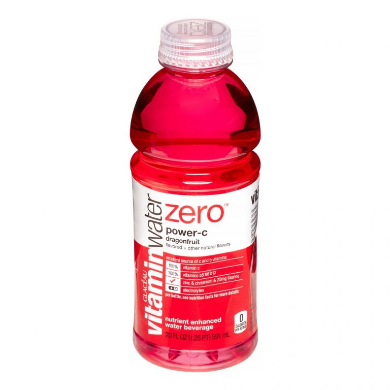 Vitamin Water Zero Power-C (Dragonfruit), Bottles, 20 fl oz, 6 ct