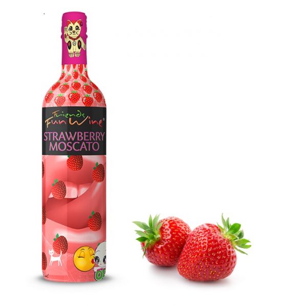 Friends Fun Wine Strawberry Moscato bt