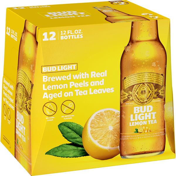 Bud Light Lemon Tea 12oz 12 bottles