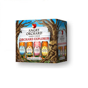 Angry Orchard Hard Cider Orchard Explorer Variety Pack, Bottles, 12oz