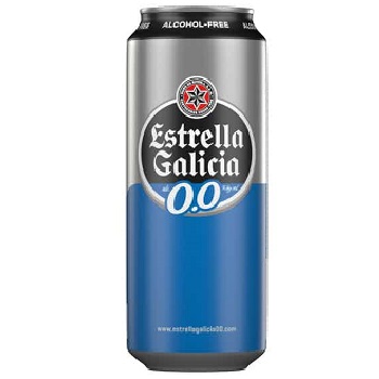 Estrella Galicia 0 0 Non Alcoholic Can 16oz Beercastleny