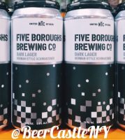 Five Boroughs Dark Lager can